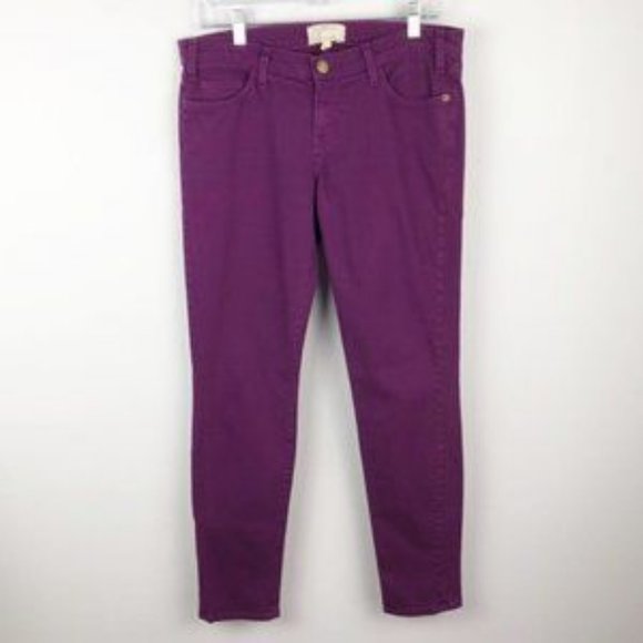 Current/Elliott Denim - Current/Elliot The Ankle Skinny Purple Jeans Size 29